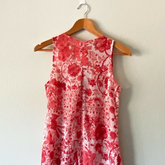 Converse One Star Sleeveless Pink Floral Pleated - Picture 4 of 5